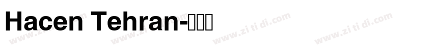 Hacen Tehran字体转换